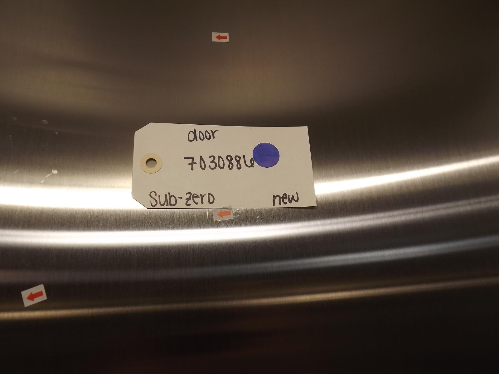 Sub-Zero Refrigerator 7030886 Door New *SEE NOTES* Sub-Zero Refrigerator 7030886 Door New *SEE NOTES*
